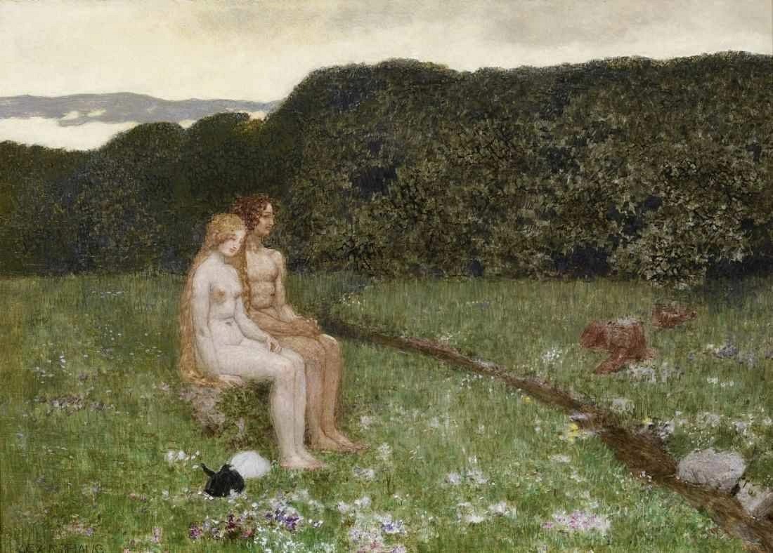 Адам и Ева (Adam und Eva)_27.5 x 37_д.,м._Частное собрание.jpg