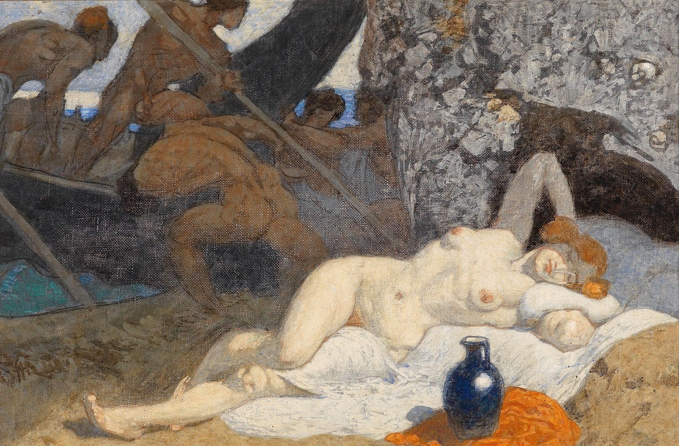 Ариадна на Наксосе (Ariadne on Naxos)_27 х 41_х.,м._Частное собрание.jpg