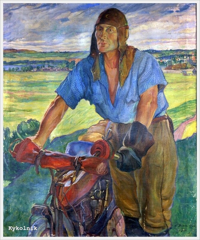 Делла-Вос-Кардовская Ольга Людвиговна (Россия, 1875-1952) «Победитель».jpg