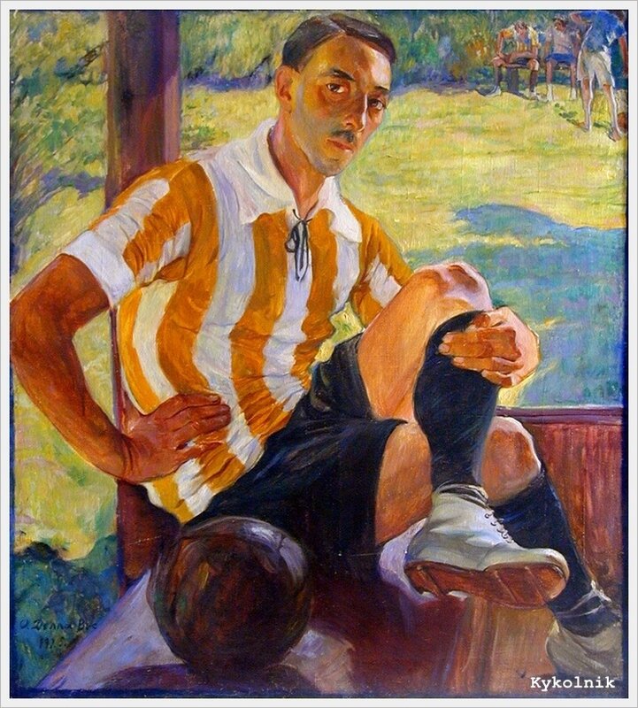 Делла-Вос-Кардовская Ольга Людвиговна (Россия, 1877-1952) «Футболист».jpg