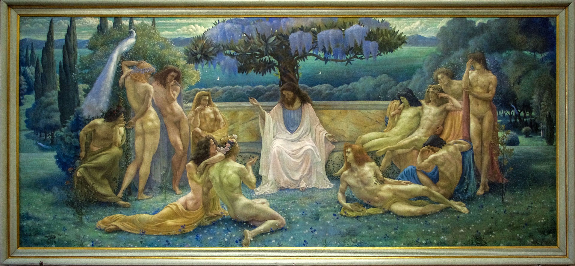 дельвильL'Ecole_de_Platon_jean_delville.jpg