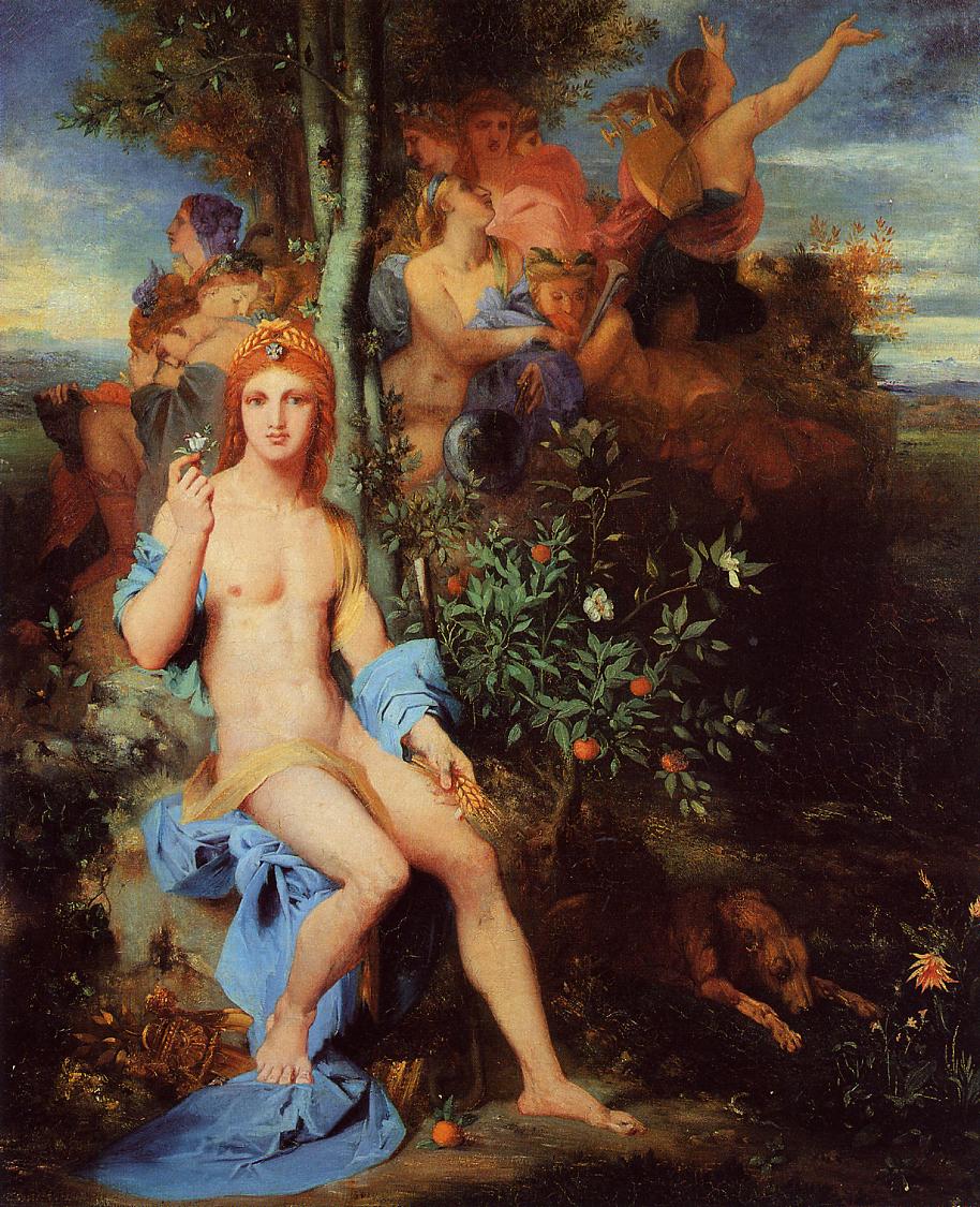 моро Apollo and the Nine Muses, 1856.jpeg