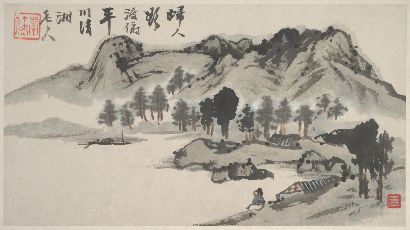 清_石濤(朱若極)_四季山水圖_冊-Landscapes_of_the_Four_Seasons_MET_DP1628п17.jpg
