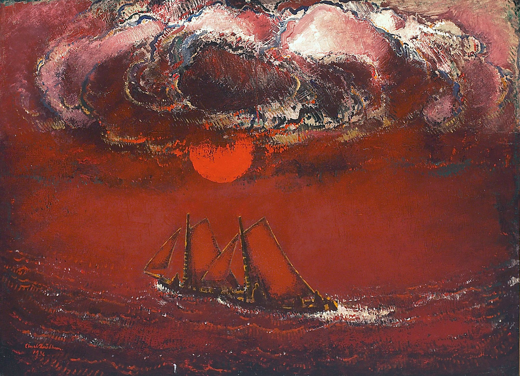1024px-Ernst_Zeuthen_-_Sejlbåde_i_aftenrøde_-_1936.png