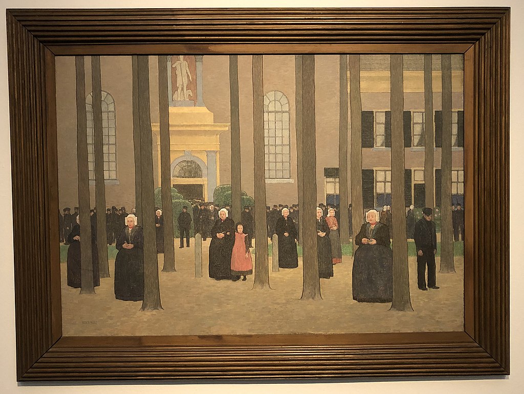 1024px-Gijs_Bosch_Reitz_-_Leaving_St_John's_Church_in_Laren_(Q87072658,_framed).jpg