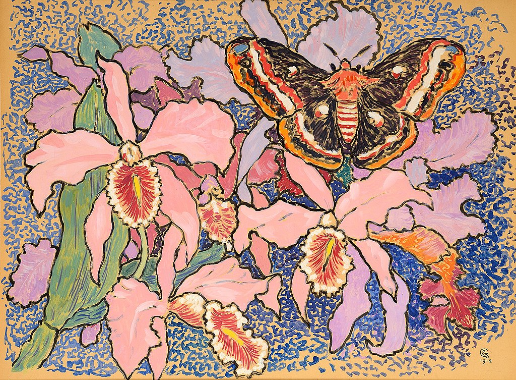 1024px-Gisbert_Combaz_-_Orchids_and_an_Emperor_Moth.jpg