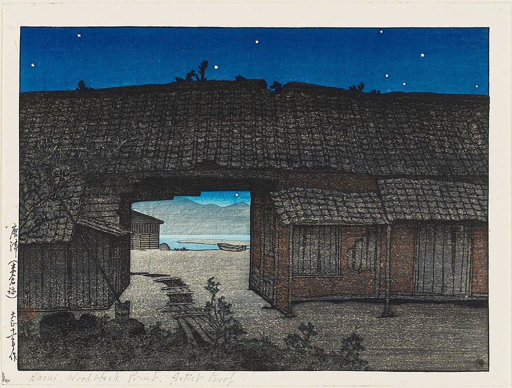 1024px-Nihon_fūkei_senshū,_Karatsu_(Komegura_ato)_by_Kawase_Hasui.jpg