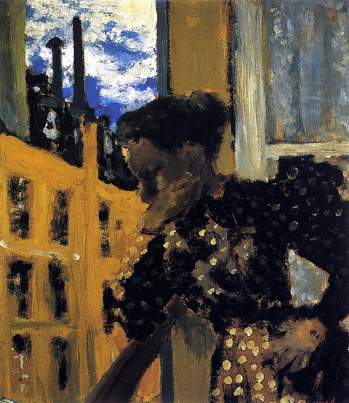 12 Jean Vuillard (French artist, 1868-1940) Marie at the Balcony Rаailing 1893.jpg