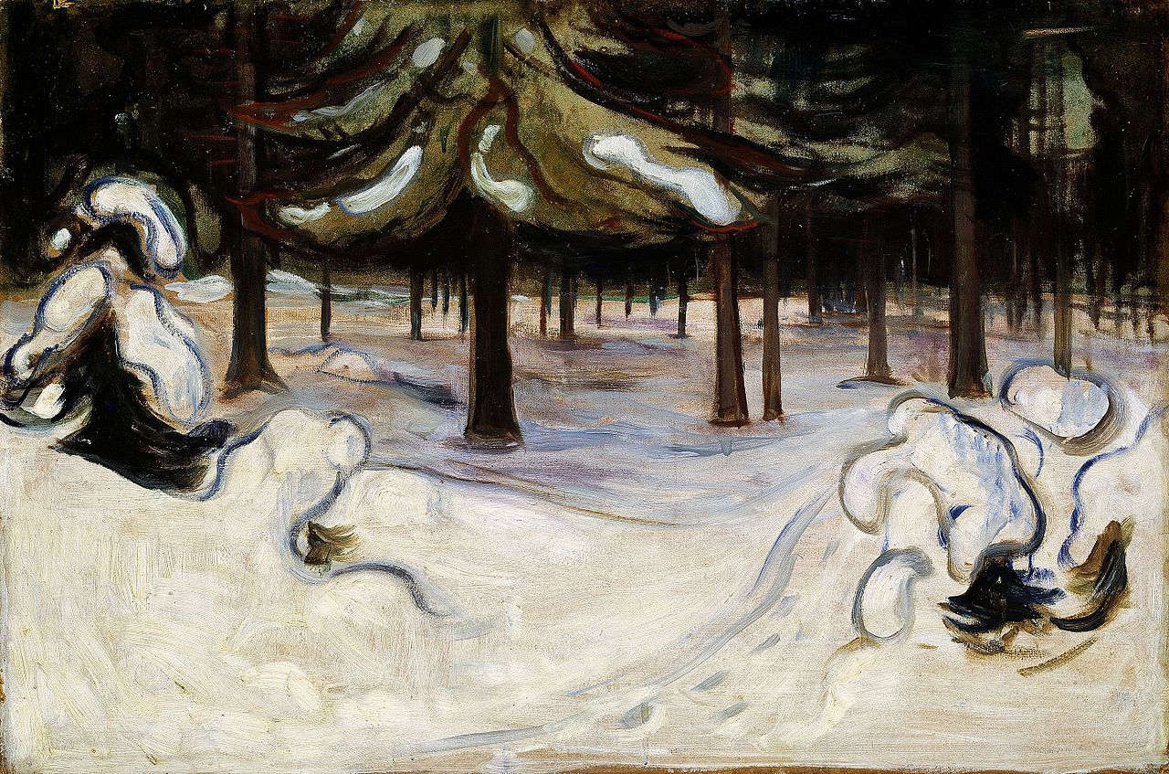 1280px-Edvard_Munch_-_Winter_in_the_Woods,_Nordstrand_(1899).jpg
