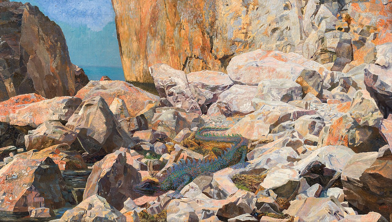 1280px-Karl_Mediz_-_Gestade_am_Meer_mit_dem_Lindwurm_(1891).jpg
