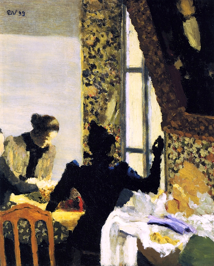 36 Jean Vuillard (French artist, 1868-1940) The Stitch  1893.jpg