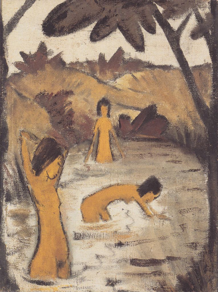 764px-Otto_Mueller_-_Drei_badende_im_Teich_-_ca1912.jpeg