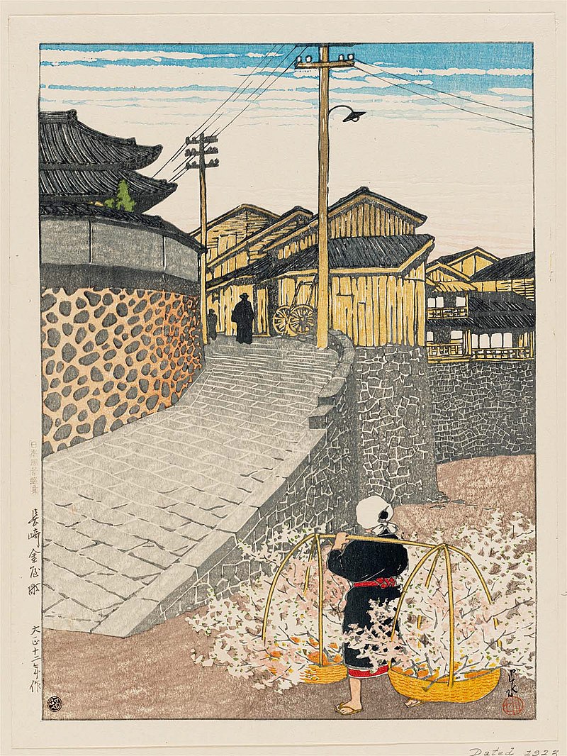 800px-Nihon_fūkei_senshū,_Nagasaki_Kanaya-machi_by_Kawase_Hasui.jpg