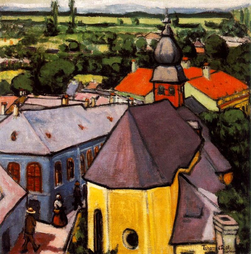 800px-Tihanyi_View_of_a_Street_at_Nagybánya.jpg