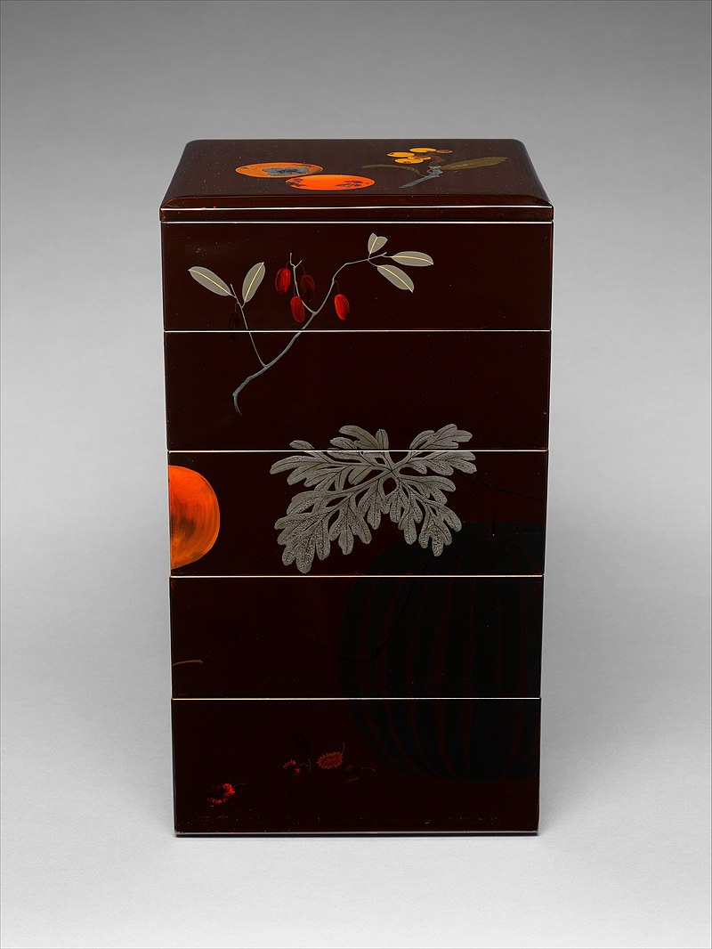 _сибата 果蔬蒔絵重箱-Tiered_Food_Box_with_Summer_and_Autumn_Fruits_MET_DP224374.jpg