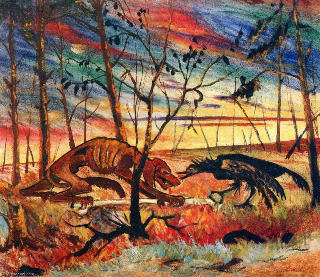 Aksel-Waldemar-Johannessen-Dog-and-Crow.jpg