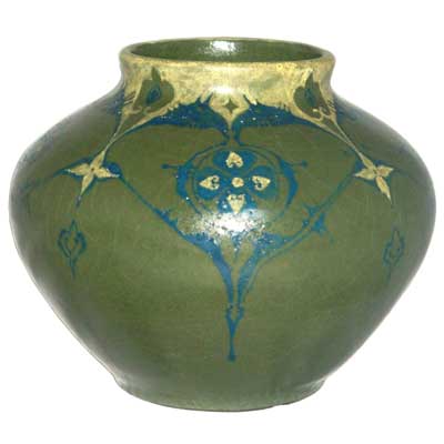 At Nouveau pottery vase by Bert Nienhuis for Plateelbakkerij De Distel (gm245).jpg