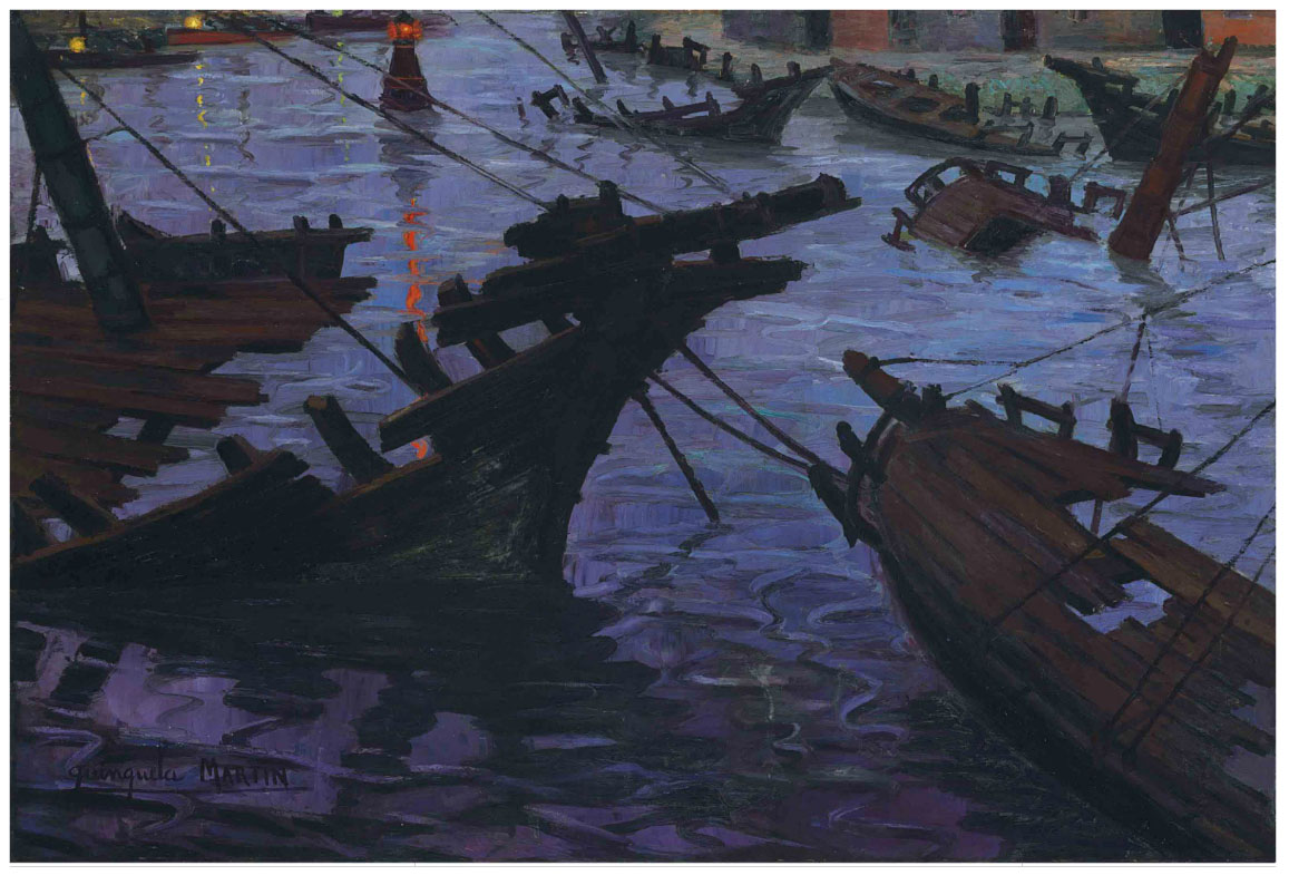 Benito Quinquela Martín (Argentinian 1890-1977). Cementerio de barcos .  С. 1930.jpg