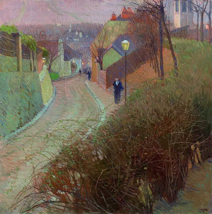 Carl Moll -  Blick von der Hohen Warte auf HeiligenstadtnEnglisаh View fr -.jpg