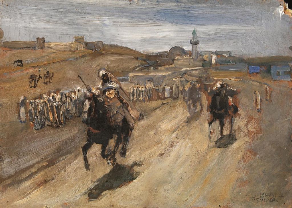 Cavalieri_Arabi_-_Giuseppe_Biasi.jpg
