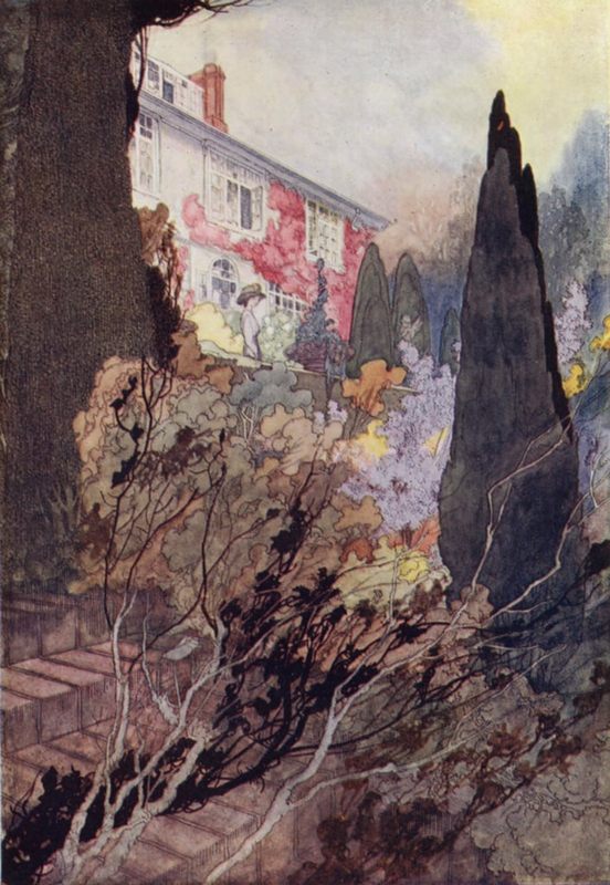 Charles_Robinson_-_Our_Sentimental_Garden_Autumn_(colour_litho)_-_(MeisterDrаucke-954416).jpg