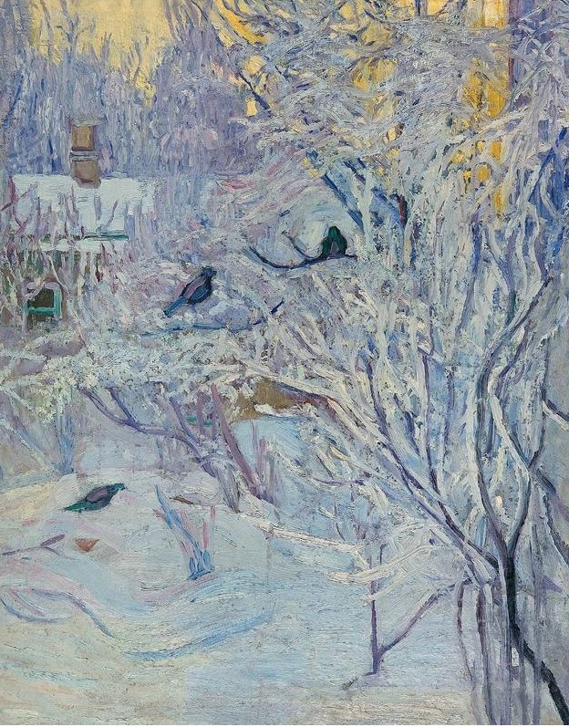 Corner_of_the_House_and_Bullfinches_on_the_Tree._Winter_(Rozanova,_1908).jpg