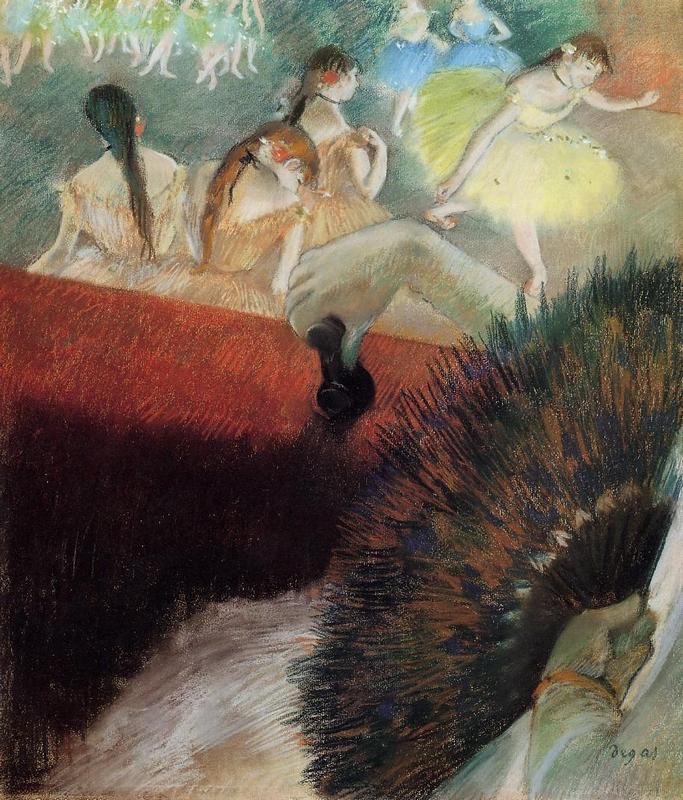 Edgar Degas At the Ballet, 1880-1881 т.jpg