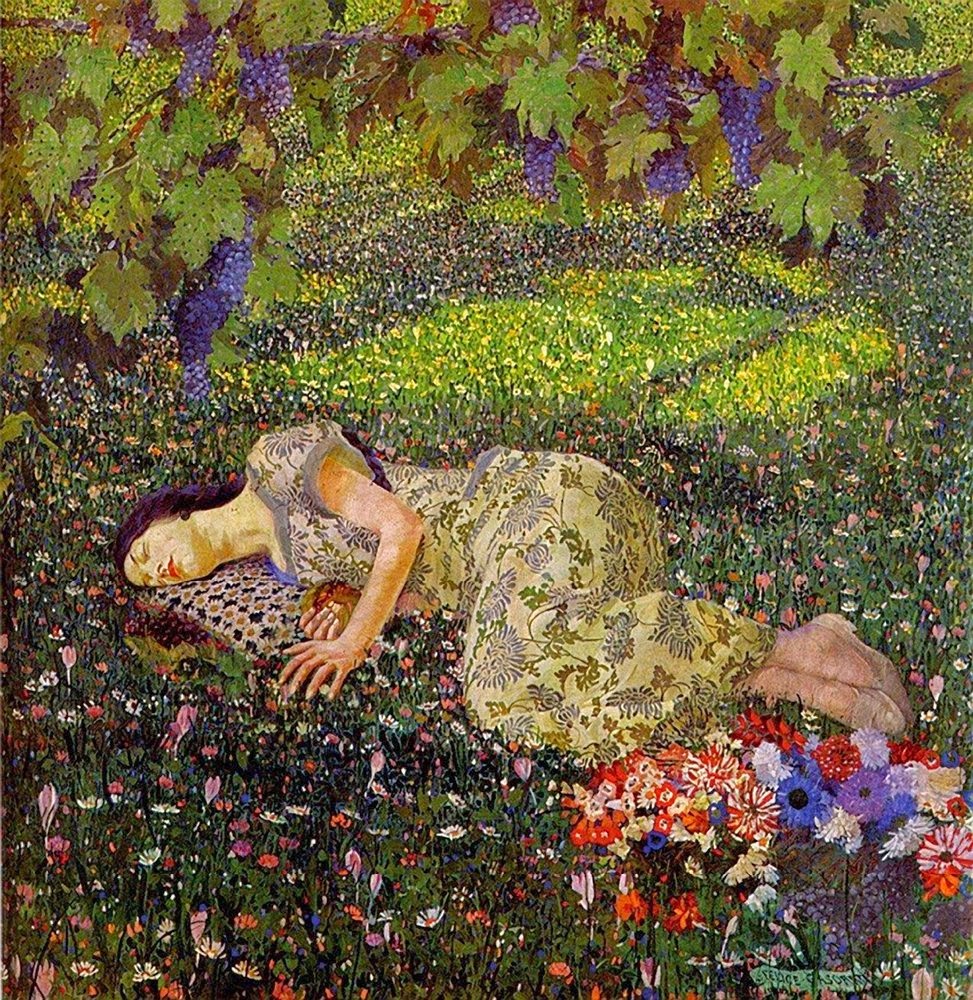 Felice Casorati - Il sogno del melograno - 1912.jpg