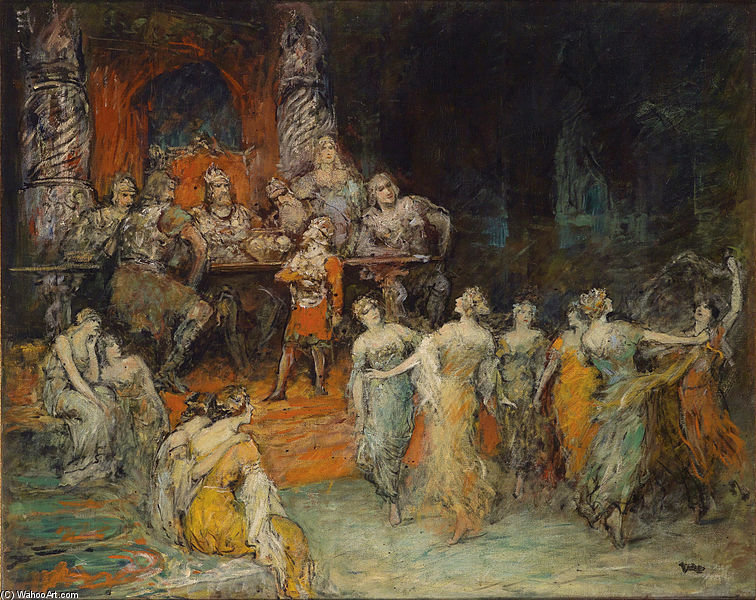 Ferdinand+Leeke-Zwergenkonig+Laurin+Am+Hof+Des+Dietrich+Von+Bern.jpg