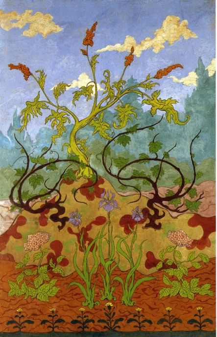 Four Decorative Pnd Mauve Flowers, 1899.jpeg