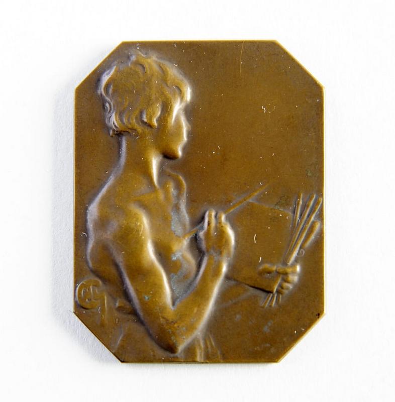 George_James_Frampton_-_Octagonal_plaque_(bronze)_-_(MeisterDrucke-1067881).jpg