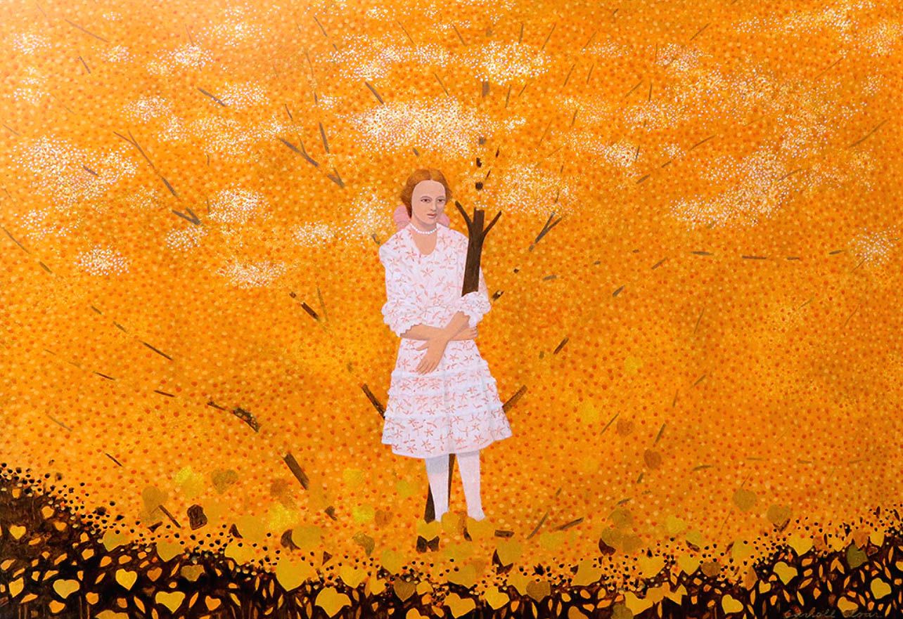 Girl-In-a-Tree-1972-acrylic-on-panel-23-x-34-inches.jpg