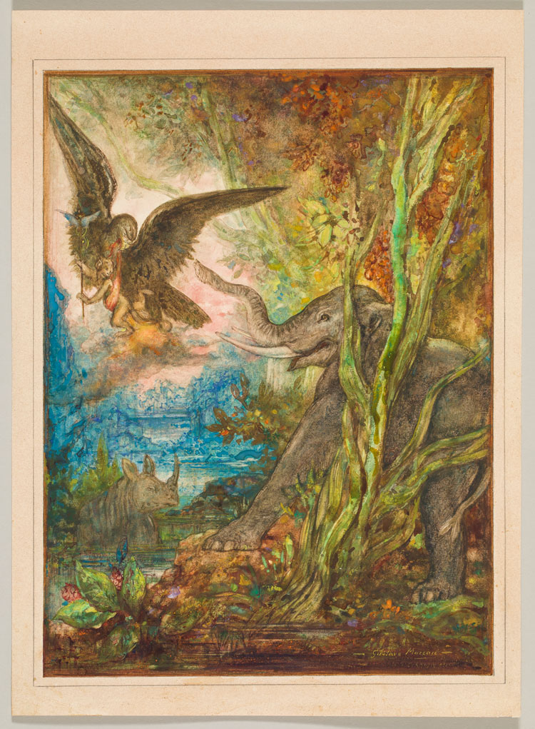 Gustave_Moreau,_The_Elephant_and_the_Monkey_of_Jupiter,_1882..jpg