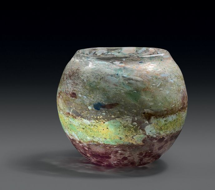 Hans+STOLTENBERG-LERCHE+(1867-1920)+Vase+sphérique+en+verre+mélangé+violet,+bleu,....jpg