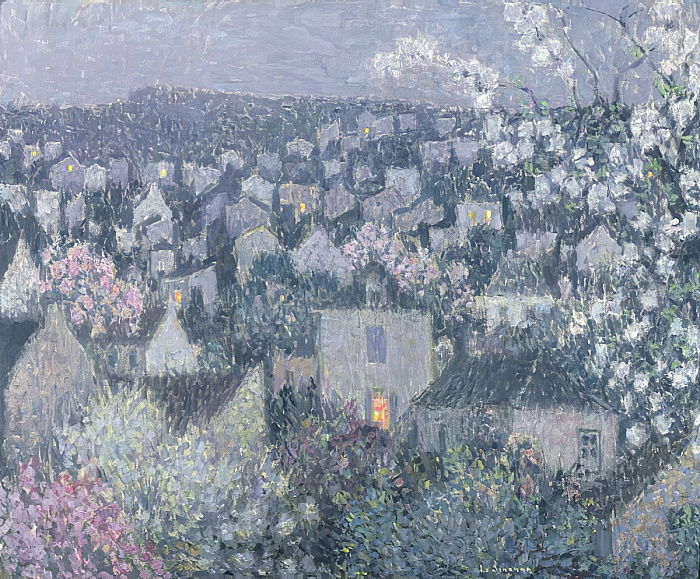 Henri Eugene Augustin Le Sidaner - Spring Evening  - (MeisterDrucke-99124).jpg