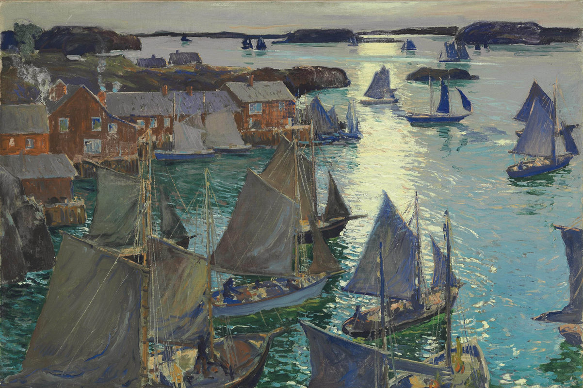 Jonas_Lie_-_Anchored_Boats_(1919)е.jpg