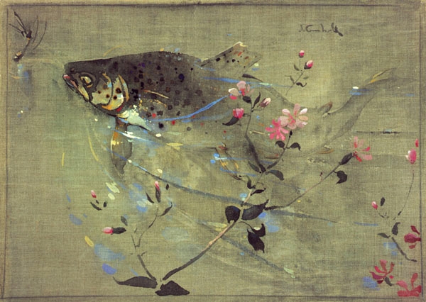 Joseph_Crawhall_-_A_Trout_Rising.jpg
