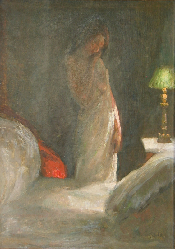 Julius_Paulsen_-_Interiør_med_kvinde_-_1909п.png