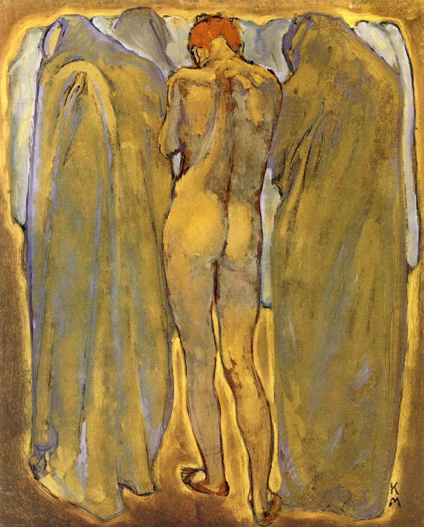 Kolo Moser - Back of a nude woman with ghosts  - (MeisterDrucke-154407).jpg