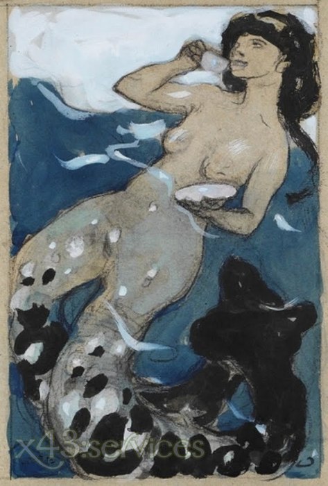 Leo Putz - Die Meerjungfrau - The Mermaid.jpg
