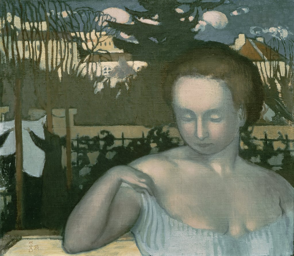 Maurice Denis - Portrait of Marthe Denis the artists wife 1893  - (MeisterDrucke-117992).jpg