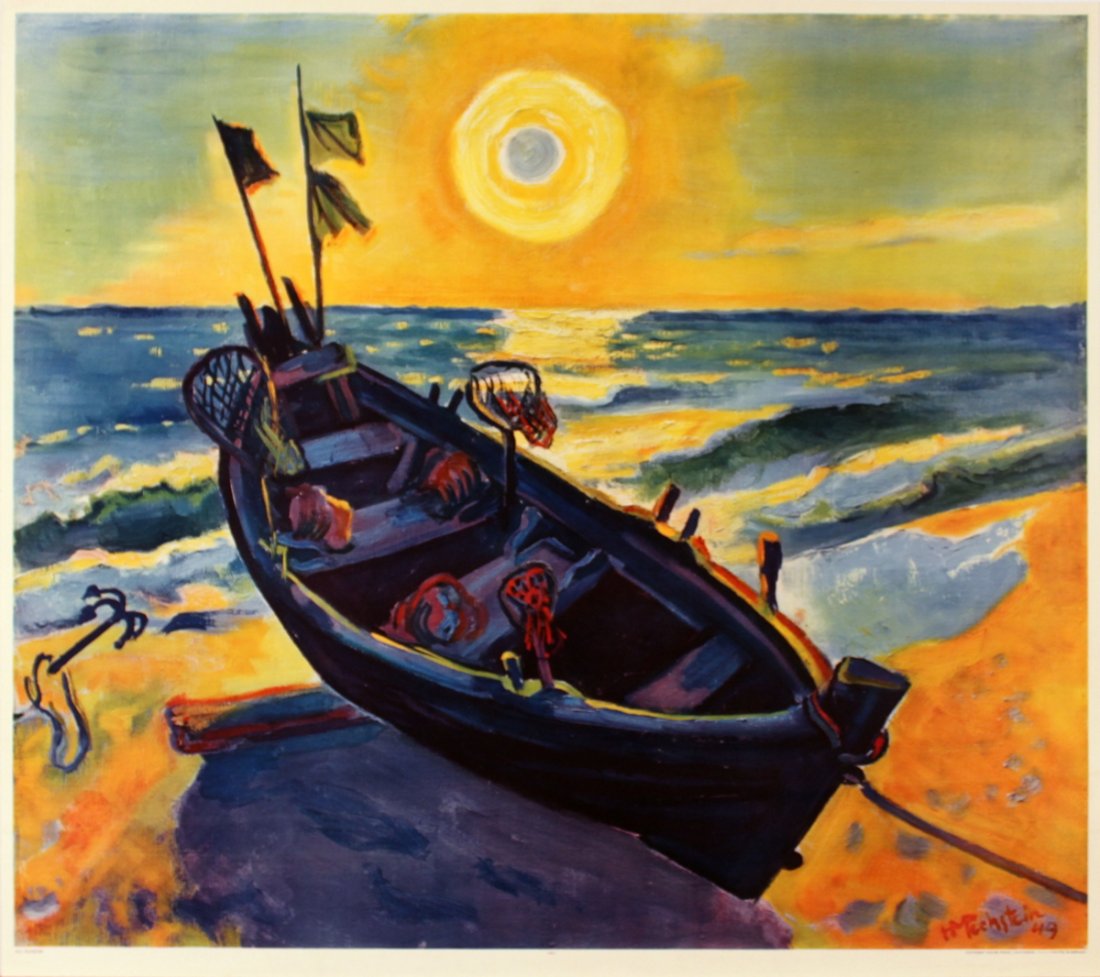 Max Pechsteinboat-at-sunrise.jpg