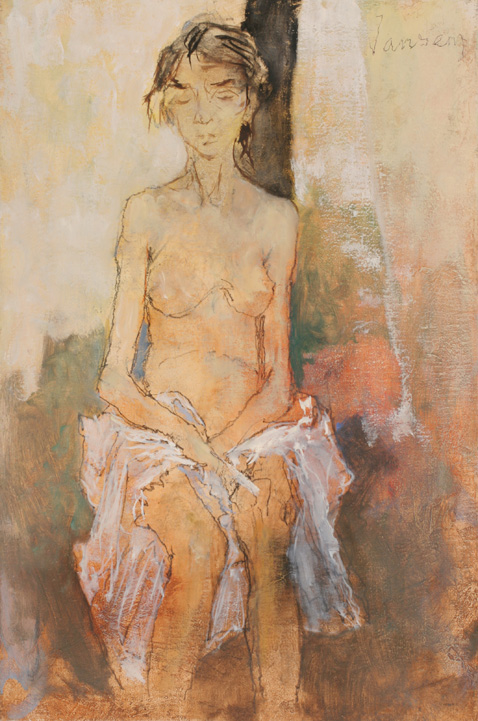 MODELE DENUDE SUR FOND OCRE 6 P.jpg