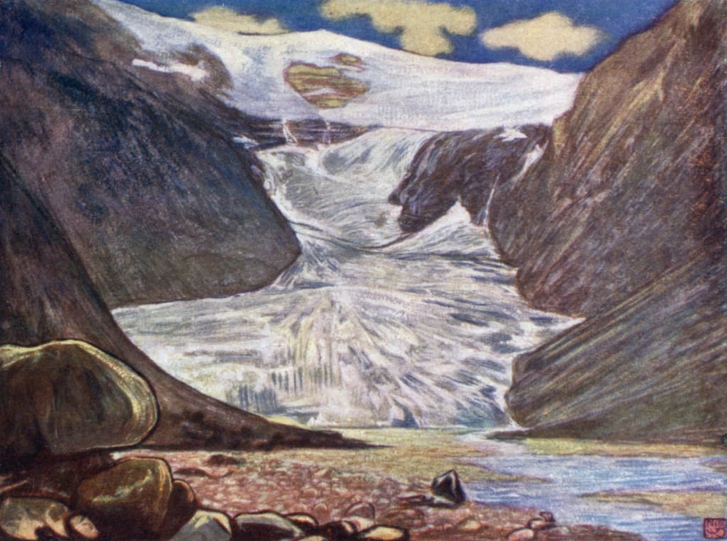 Nico_Jungman_-_Norway_Kjendalsbrae_(colour_litho)_-_(MeisterDrucke-940448).jpg