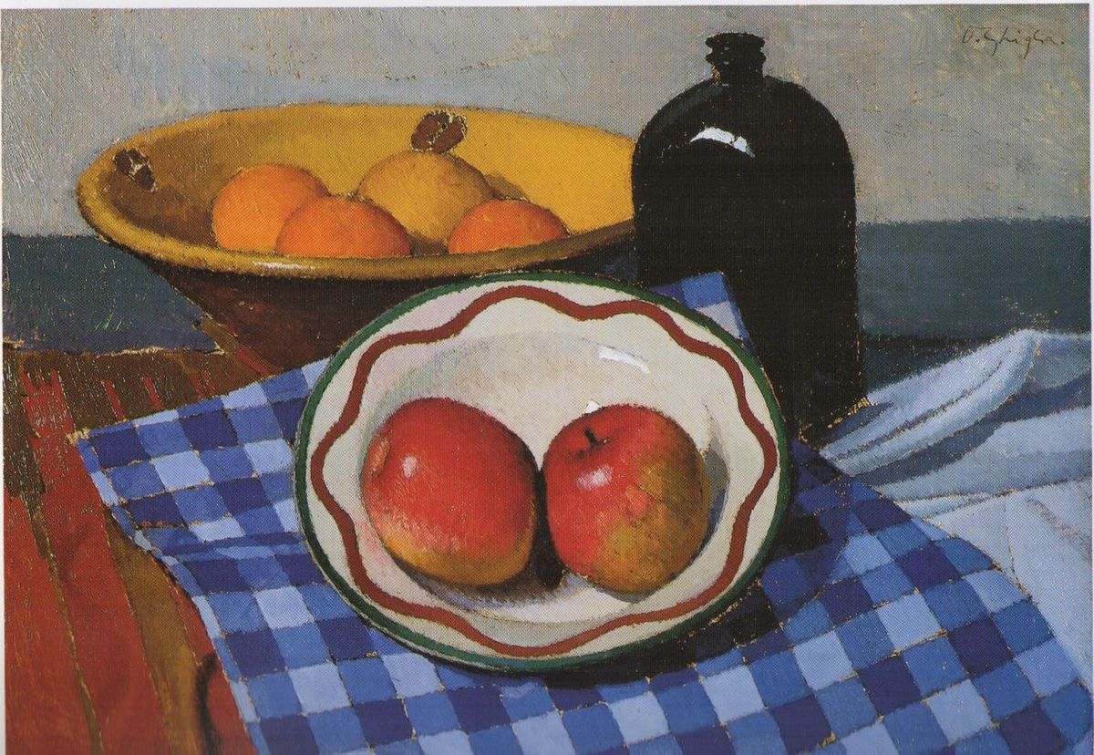 oscar-ghiglia--composition-with-checked-cloth.jpg
