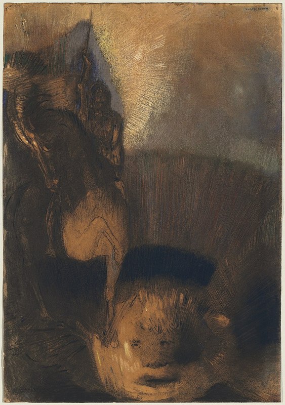 Redon_-_Saint_George_and_the_Dragon,_н1880s_and_c._1892.jpg