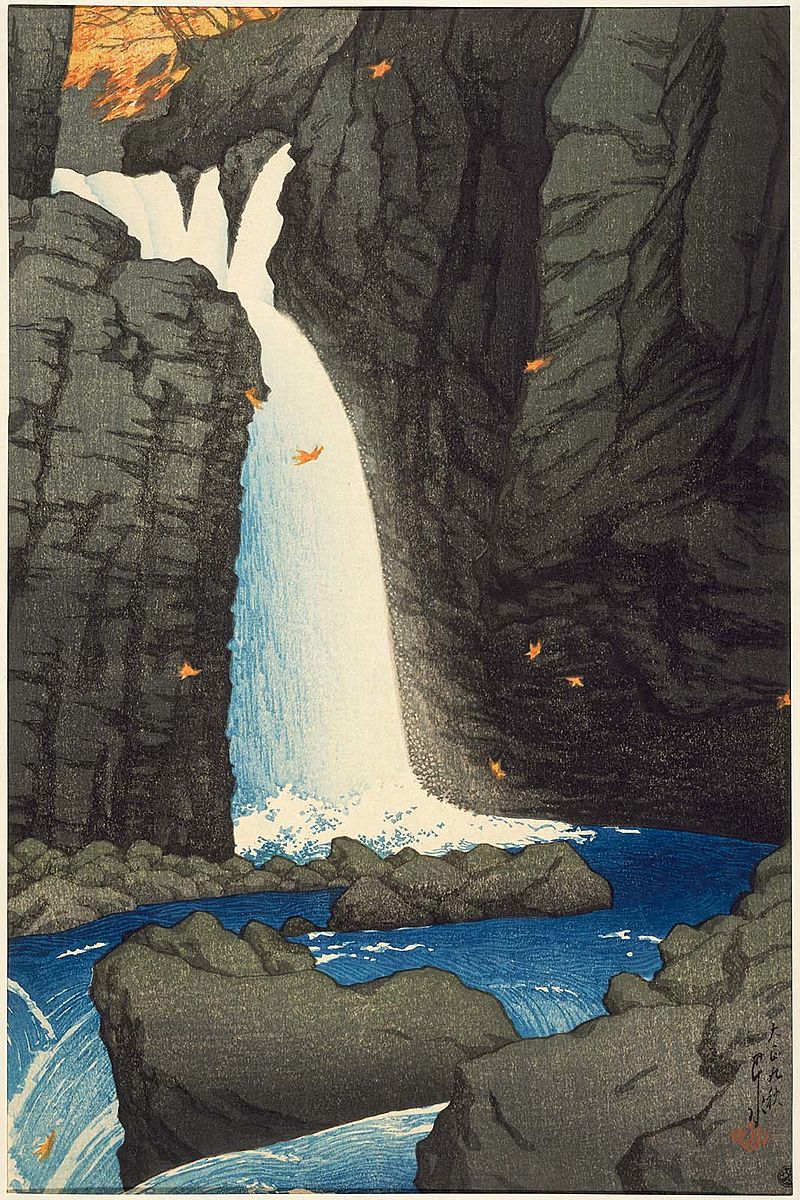 Tabi_miyage_dai_isshū,_Shiobara_Yūhi_no_taki_by_Kawase_Hasui.jpg