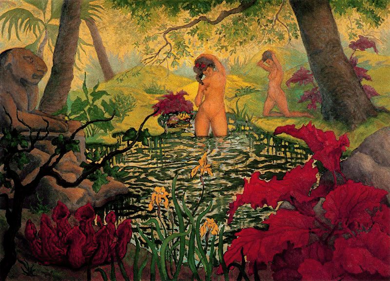 The Bathing Place (or Lotus) (1906 - Paul Ranson).jpg