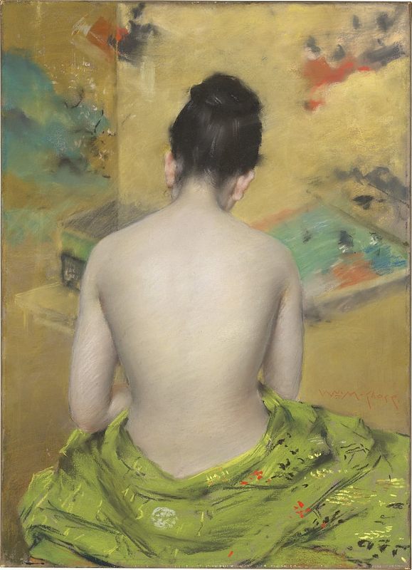 William Merritt Chase - Back of a Nude - (MeisteоrDrucke-606912).jpg