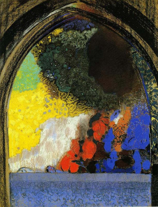 Woman in Profile under a Gothic Arch.jpeg